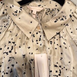 Rebecca Taylor Cream Floral blouse